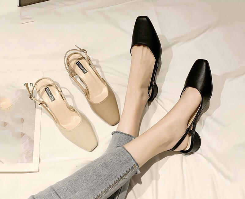 Giày sandal bít mũi thanh lịch Giày sandal bít mũi thanh lịch